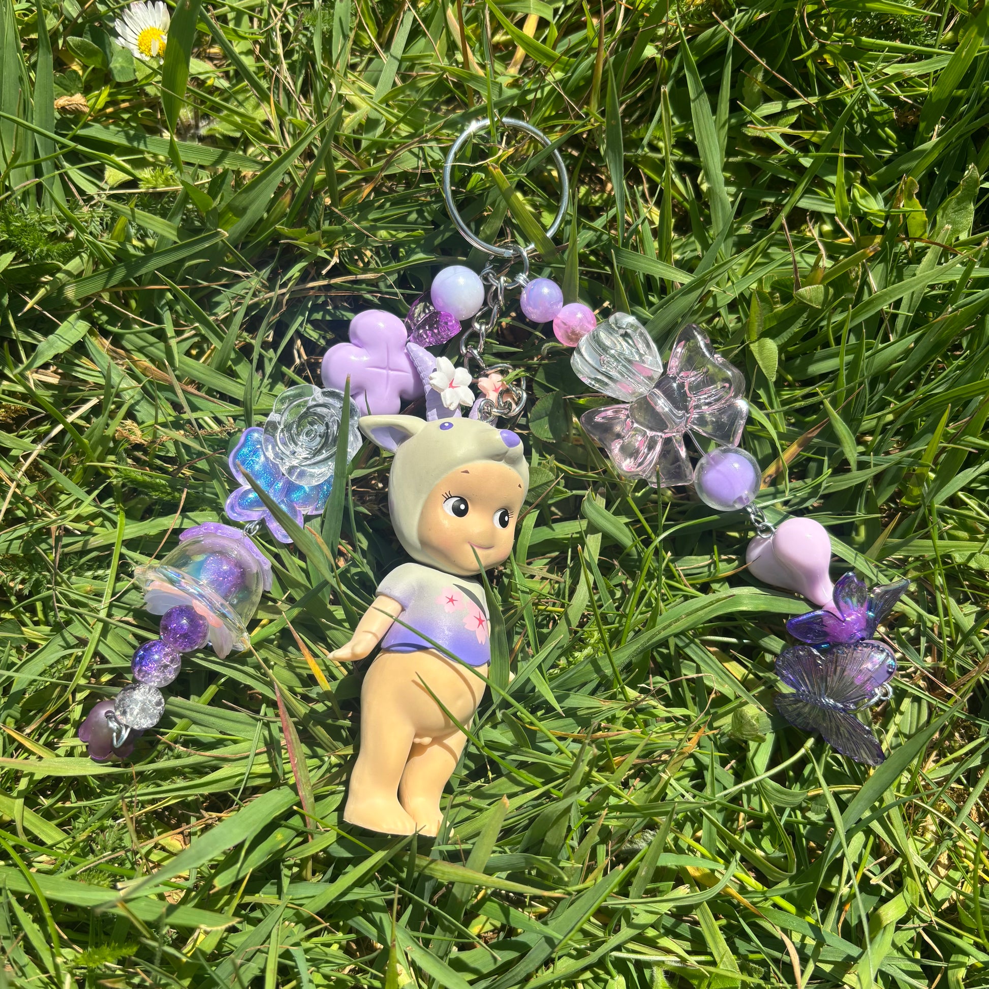 Sonny Angel Keychain - Cherry Blossom Night Goat