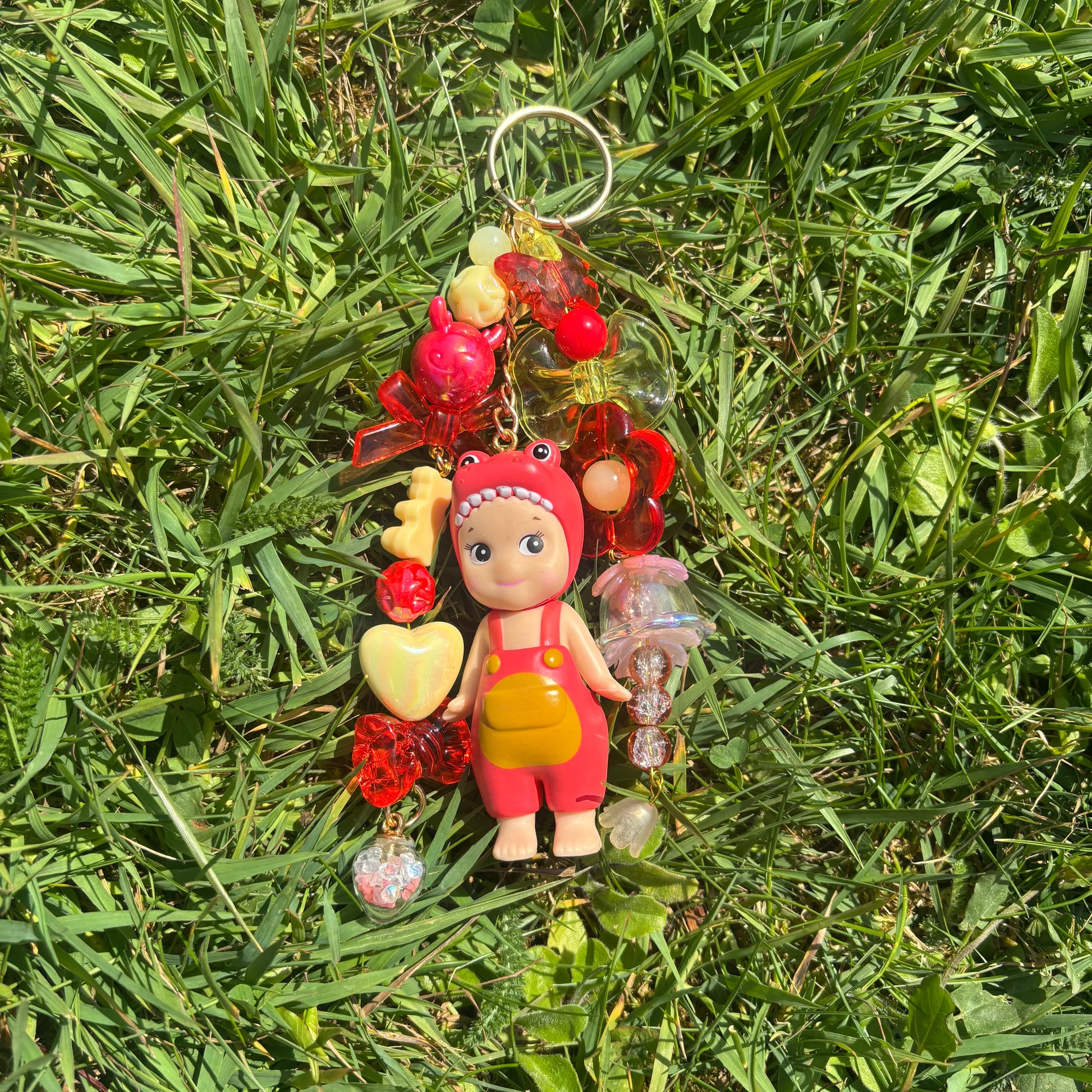 Sonny Angel Keychain - Red Dinosaurs