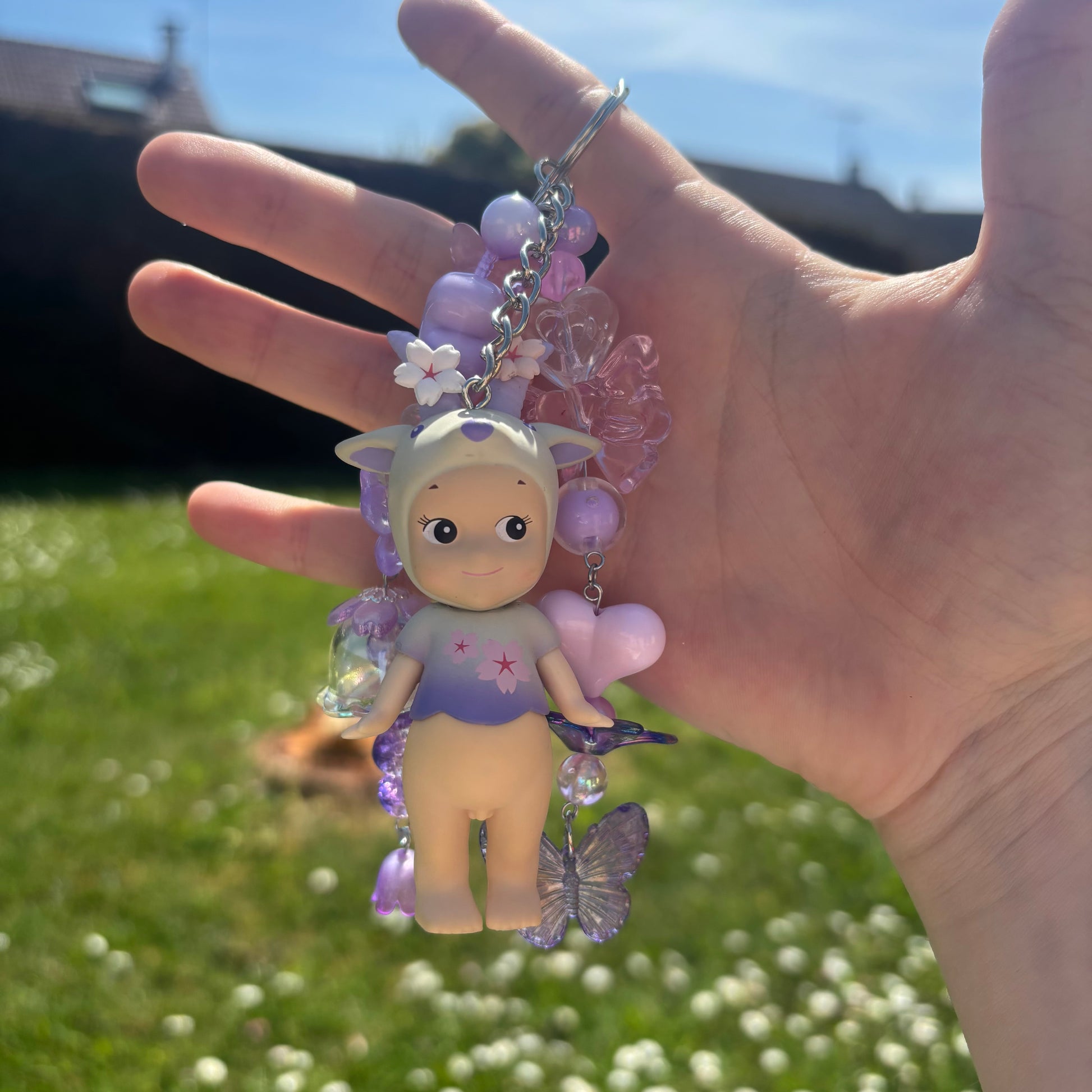 Sonny Angel Keychain - Cherry Blossom Night Goat