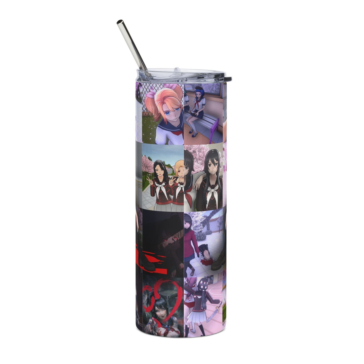 [Yandere Simulator] 20oz Skinny Tumbler - Collage Ayano