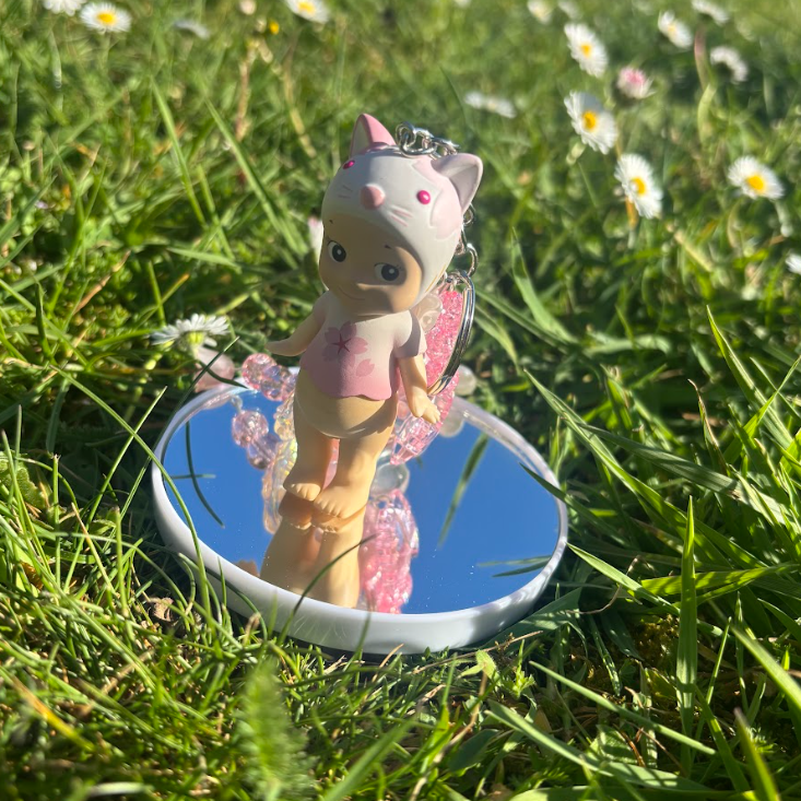 Sonny Angel Keychain - Cherry Blossom Cat