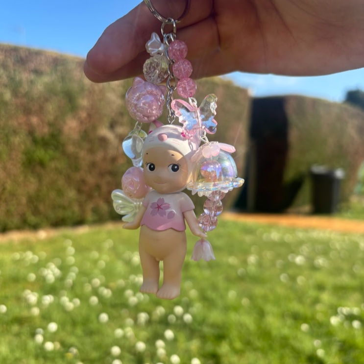 Sonny Angel Keychain - Cherry Blossom Cat