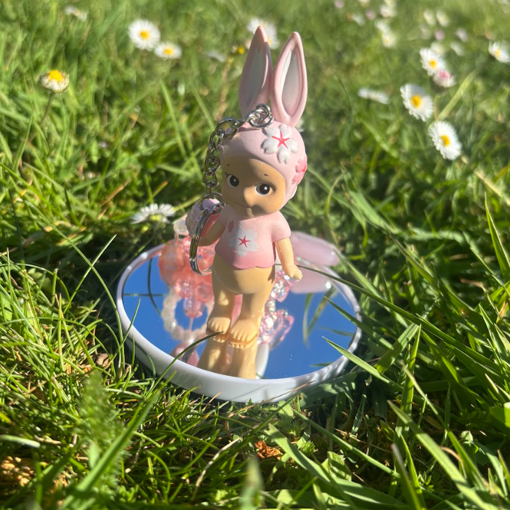Sonny Angel Keychain - Cherry Blossom Rabbit
