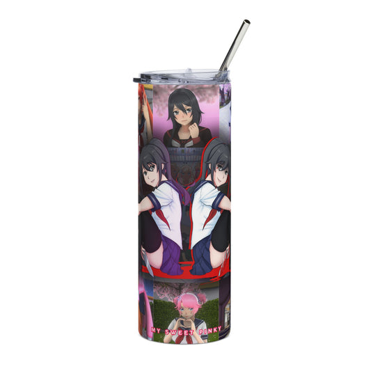 [Yandere Simulator] 20oz Skinny Tumbler - Collage Ayano
