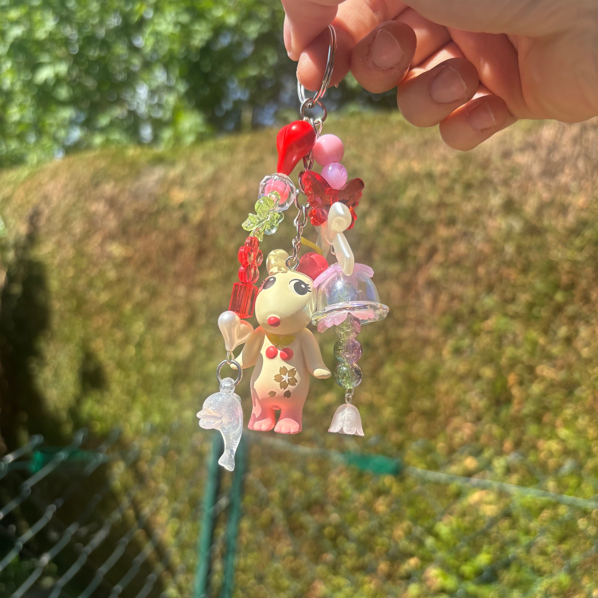 Sonny Angel Keychain - Cherry Blossom Robby