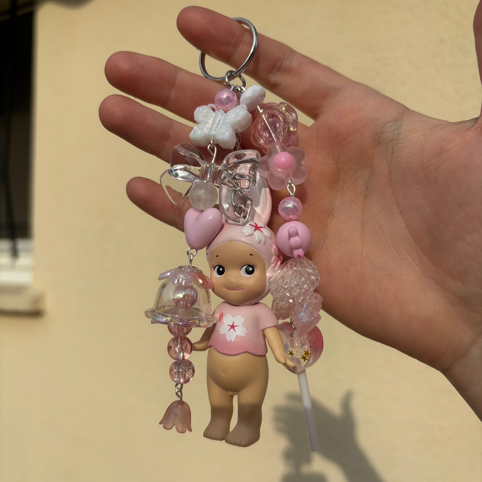Sonny Angel Keychain - Cherry Blossom Rabbit