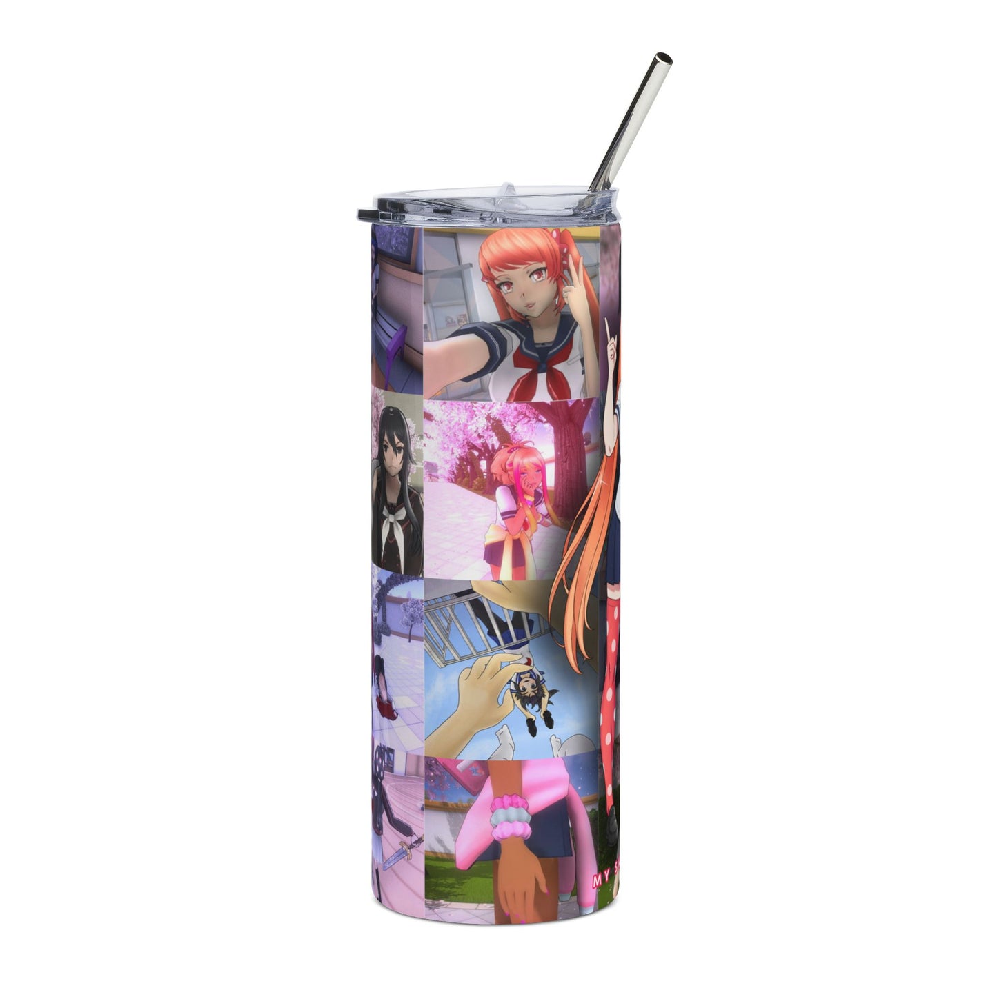 [Yandere Simulator] 20oz Skinny Tumbler - Collage Personnalisé