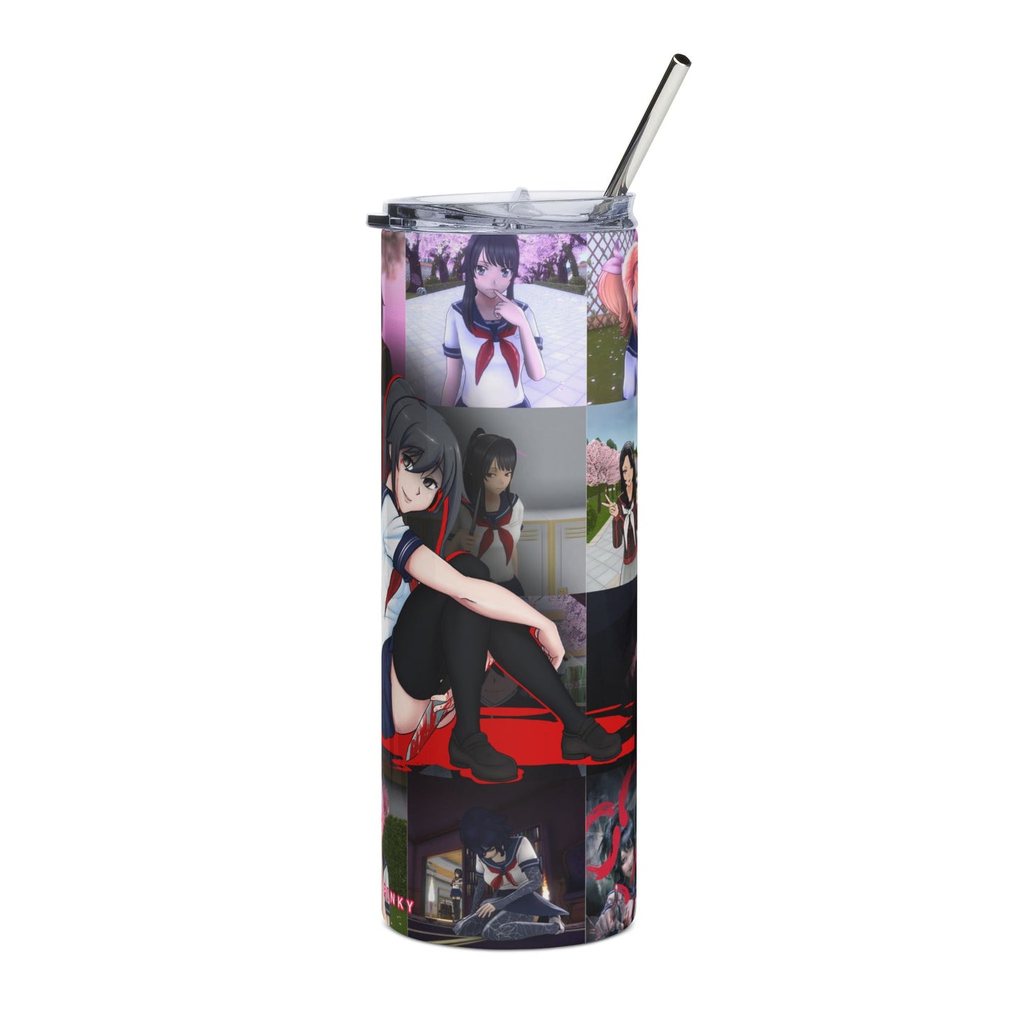 [Yandere Simulator] 20oz Skinny Tumbler - Collage Ayano
