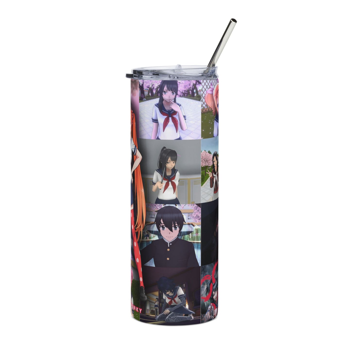 [Yandere Simulator] 20oz Skinny Tumbler - Collage Personnalisé